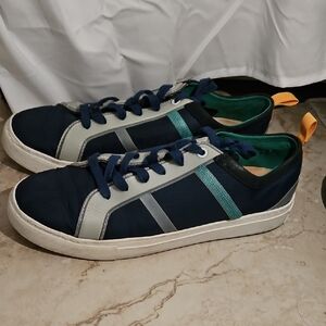 Greats Navy and Teal Sneakers